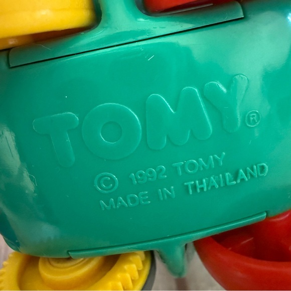 Toddler TOMY Loco Motion Push & Activity 5 Piece Train Car Baby Toy Vtg 1996 - Picture 12 of 16